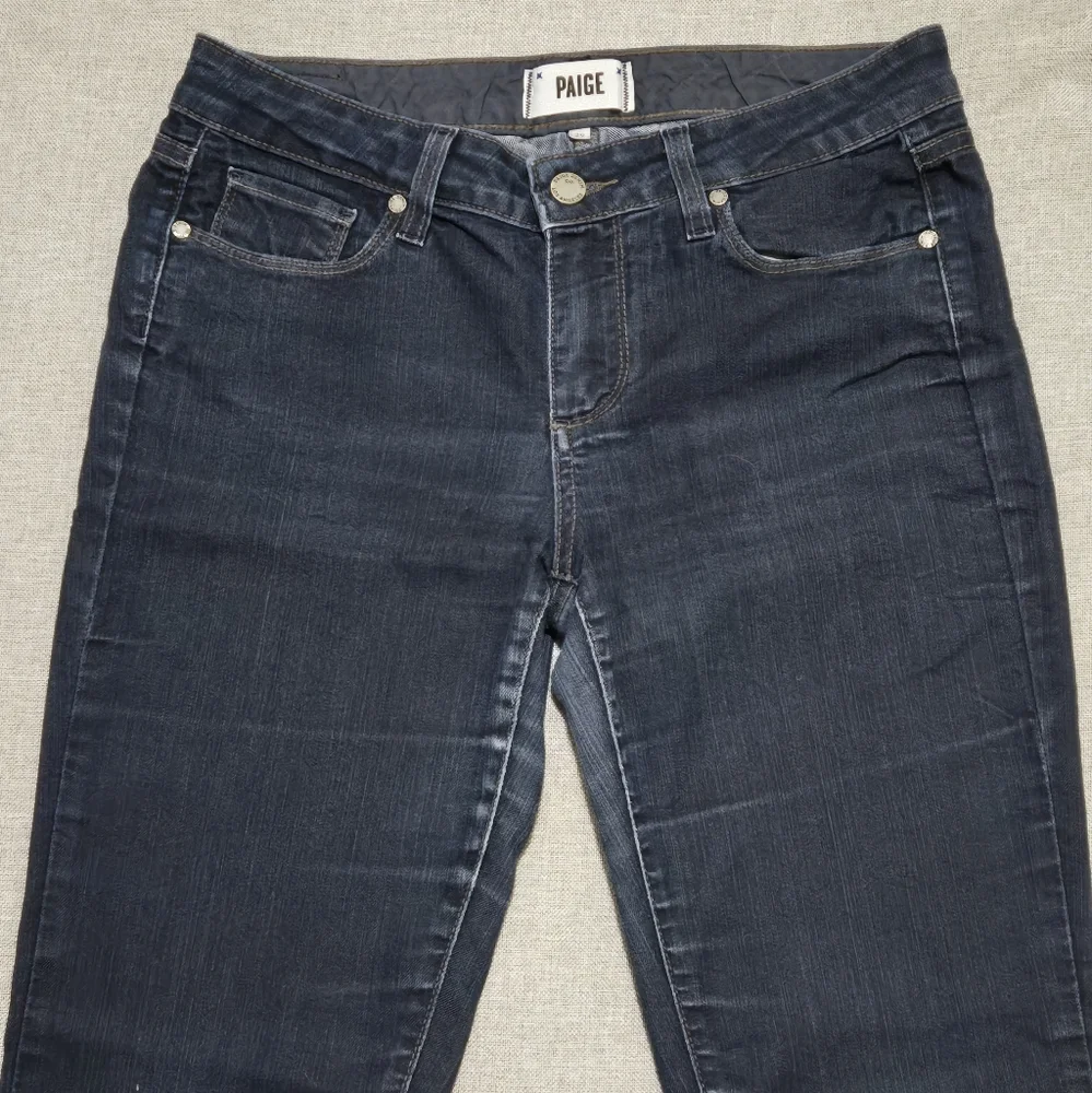 PAIGE Skyline Skinny Dark Blue Jeans Size 29